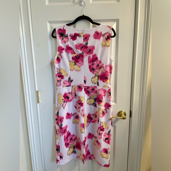 APT 9 floral sleeveless sheath silhouette dress - size 12 - Picture 3 of 6